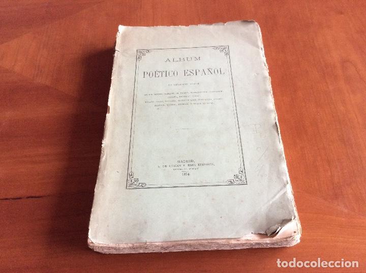 Libros antiguos: &Aacute;lbum po&eacute;tico espa&ntilde;ol
