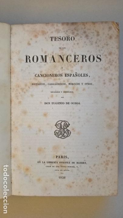 Libros antiguos: Romanceros espa&ntilde;oles. - Foto 1