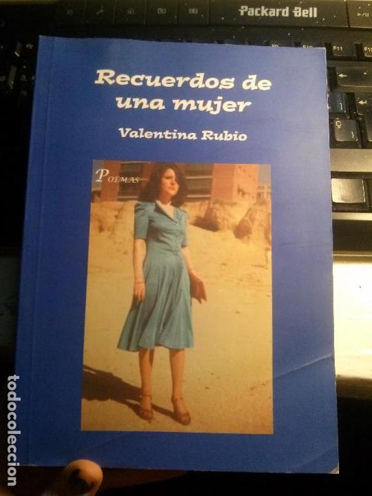 Libros antiguos: recuerdos de una mujer, valentina rubio.