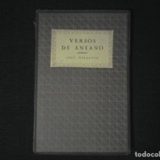 Libros antiguos: VERSOS DE ANTAÑO JOSE MIRAPEIX