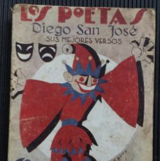 Libros antiguos: LOS POETAS, SIEGO SAN JOSÉ, SUS MEJORES VERSOS, PROLOGO DE ANTONIO DE LA VILLA, 1929. Lote 124822107
