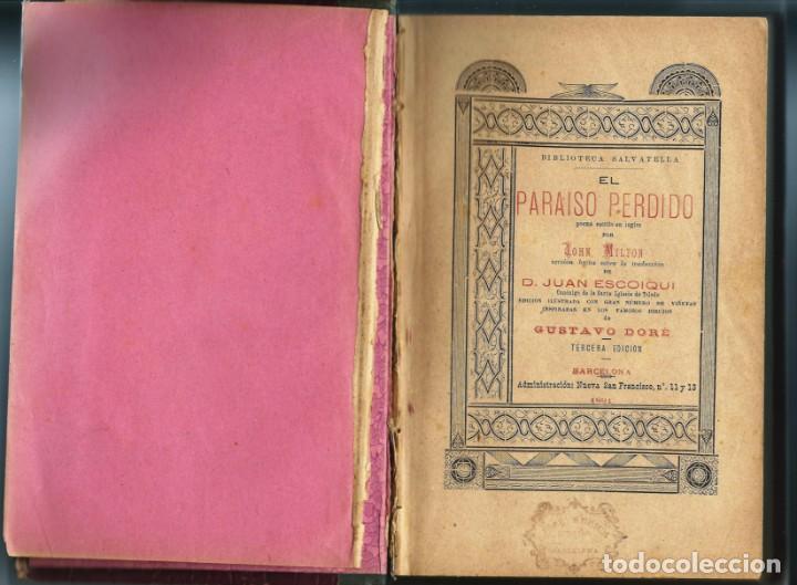 Libros antiguos: El paraiso Perdido - Foto 3
