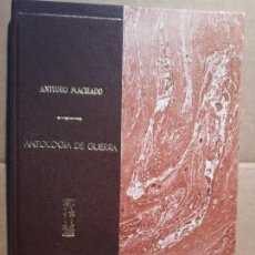 Libros antiguos: ANTONIO MACHADO ANTOLOGÍA DE GUERRA EDICIÓN HOMENAJE LA HABANA 1944. Lote 132750530