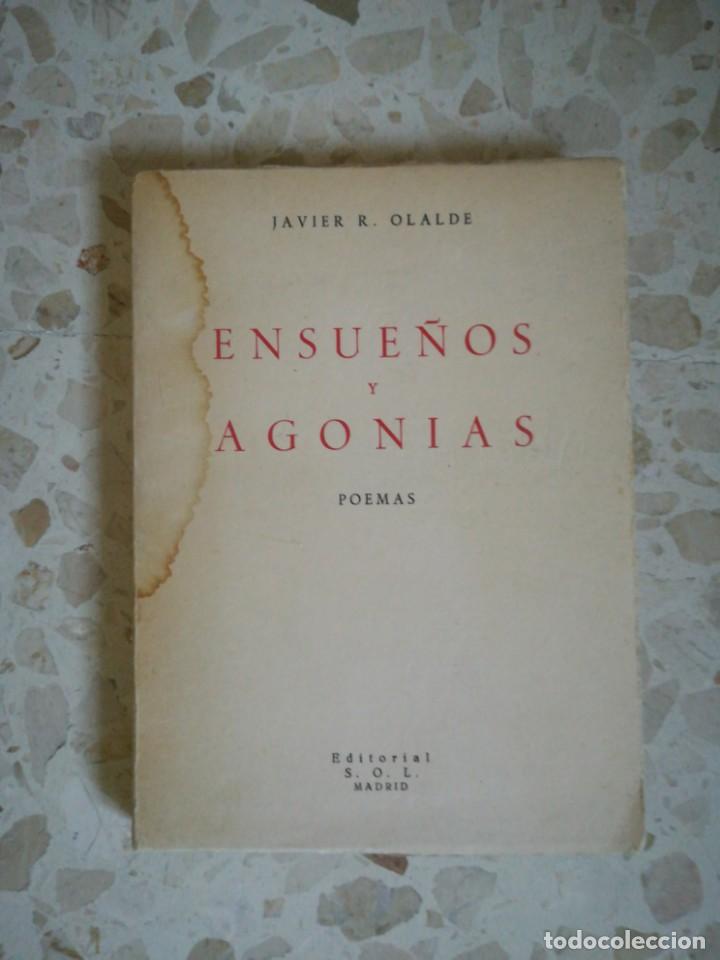Libros antiguos: Ensue&ntilde;os y agonias poemas