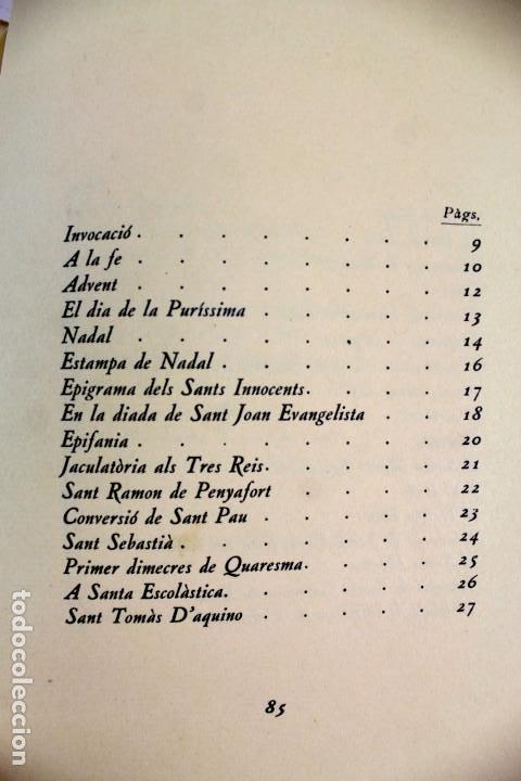 Libros antiguos: L-5144. MEDITACIONS I JACULATÒRIES, J.M. LÓPEZ - PICÓ. FIRMAT I NUMERAT. BARCELONA. 1928. - Foto 9 - 135170414
