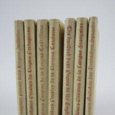 Libros antiguos: SIETE ANTOLOGÍAS DE POESÍA ALEMANA, FRANCESA, INGLESA, CATALANA, CASTELLANA Y PORTUGUESA, SIGLO XX.. Lote 136477634