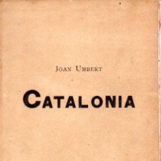 Libros antiguos: JOAN UMBERT : CATALONIA (C. 1900)