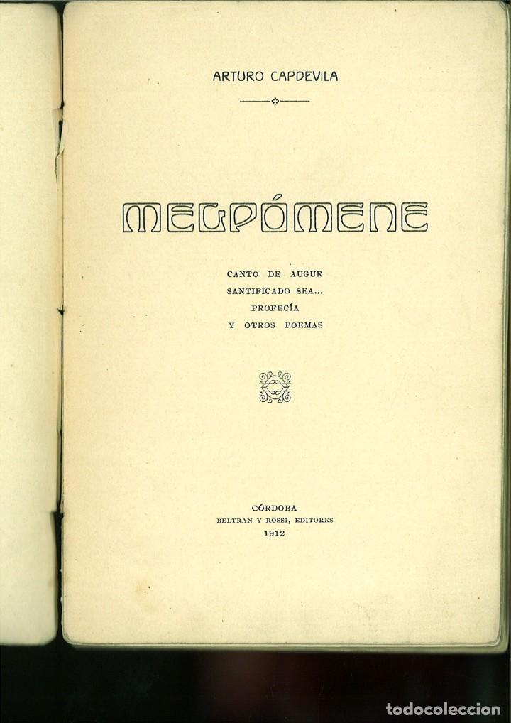 Libros antiguos: MELP&Oacute;MENE. Arturo Capdevila - Foto 1