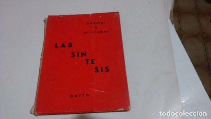 Libros antiguos: BERTA - POEMAS Y AFORISMOS - Foto 1
