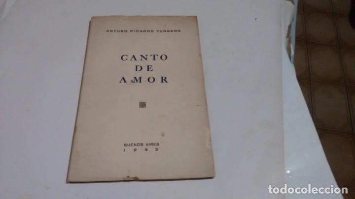Libros antiguos: ARTURO R. YUNGANO - POESIAS