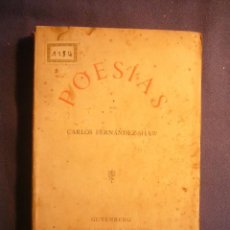 Libros antiguos: CARLOS FERNANDEZ SHAW: - POESIAS - (MADRID, 1883) (PRIMERA EDICION). Lote 145682306