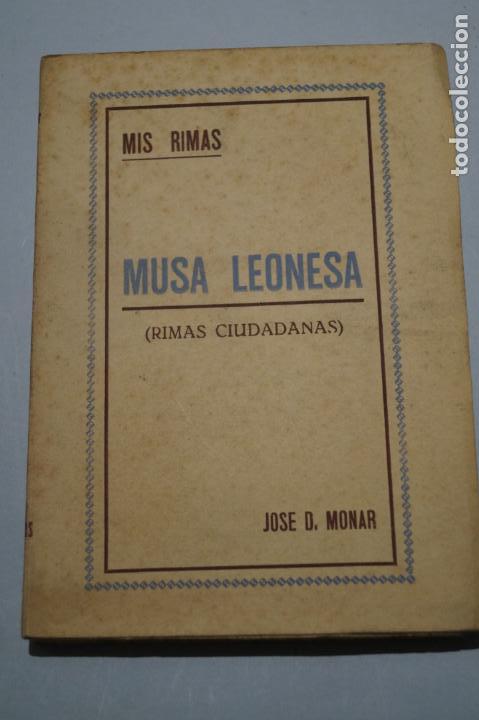 Libros antiguos: MIS RIMAS. JOSE D. MONAR. - Foto 4