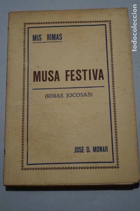 Libros antiguos: MIS RIMAS. JOSE D. MONAR. - Foto 5