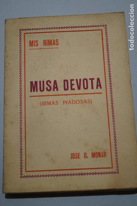 Libros antiguos: MIS RIMAS. JOSE D. MONAR. - Foto 8
