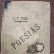 Libros antiguos: 1900 - VALLADA (VALENCIA). POESIAS ESCOGIDAS DEL P. VICTORINO GINER.