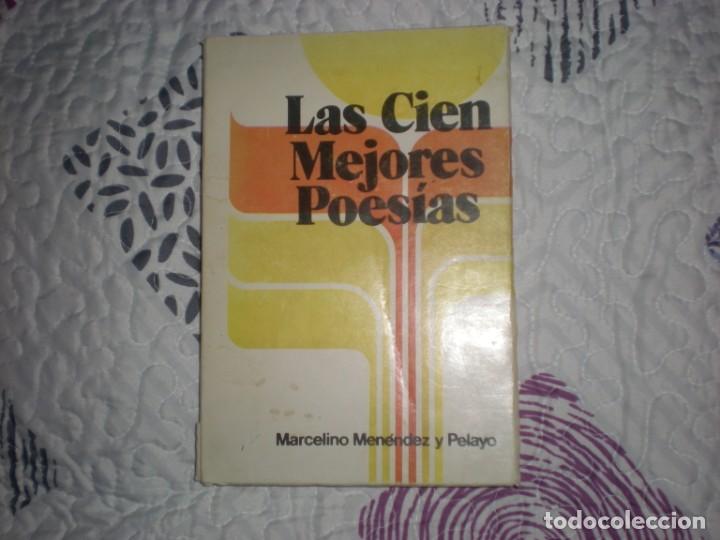 Libros antiguos: Las cien mejores poes&iacute;as de la lengua castellana;Marcelino Men&eacute;ndez Pelayo;Argenlibros 1978