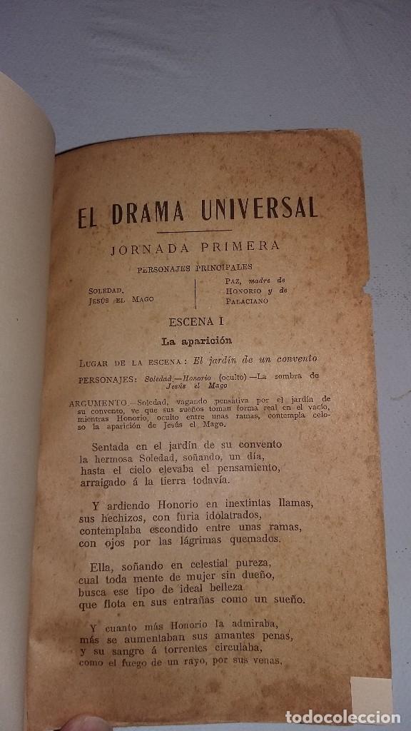 Libros antiguos: EL DRAMA UNIVERSAL. COL&Oacute;N. EL LICENCIADO TORRALBA (3 OBRAS EN UN VOLUMEN). OBRAS COMPLETAS DE RAM&Oacute;N