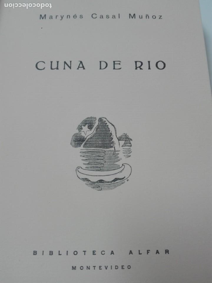 Libros antiguos: CUNA DEL RIO MARINES CASAL FIRMADO POR LA AUTORA POESIA URUGUAY - Foto 4 - 163989558