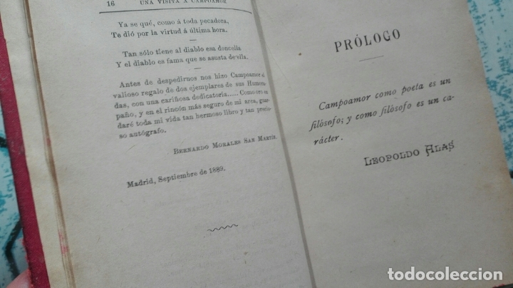 Libros antiguos: Campoamor. Doloras. 1889 - Foto 5