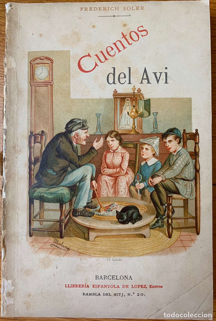 Libros antiguos: L-Cuentos del Avi, Seraf&iacute; Pitarra,1889