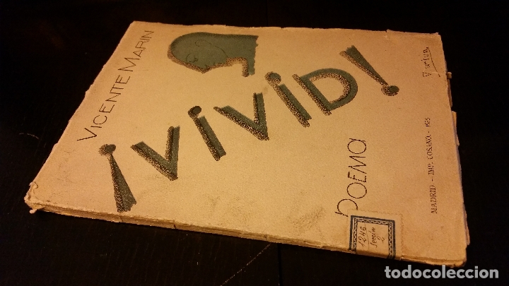 Livres anciens: 1935 - VICENTE MARIN - &iexcl;VIVID! Poema 1929. Ilustraciones de Pelayo Olaortua