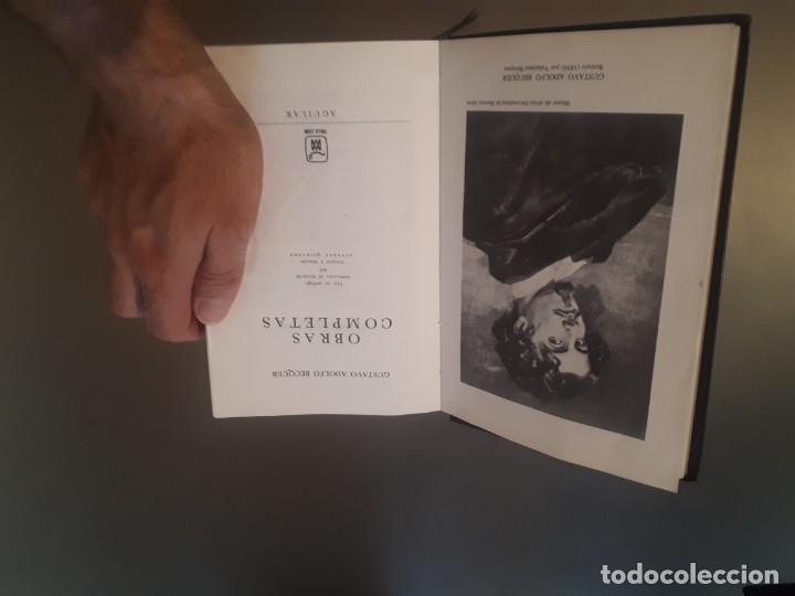 Libros antiguos: B&eacute;cquer- Obras completas (Aguilar) - Foto 2