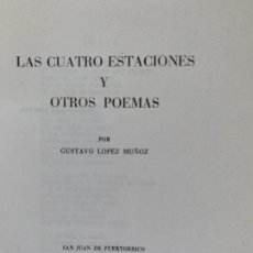 Libros antiguos: LAS CUATRO ESTACIONES Y OTROS POEMAS . Lote 180080763