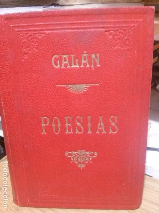 Libros antiguos: gal&aacute;n poes&iacute;as.