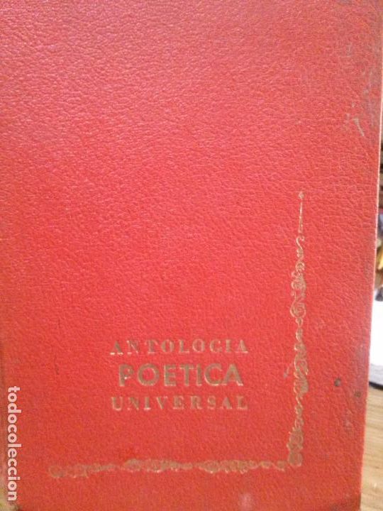 Libros antiguos: antologia po&eacute;tica universal.