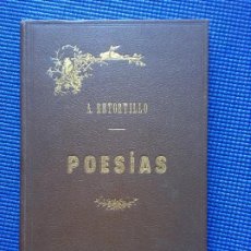 Libros antiguos: POESIAS ANTONIO RETORTILLO Y VIVANCO 1893 CON DEDICATORIA AUTOGRAFA. Lote 186261933