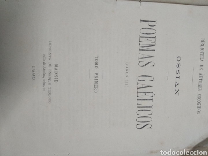 Libros antiguos: Libro Poemas ga&eacute;licos - Foto 3