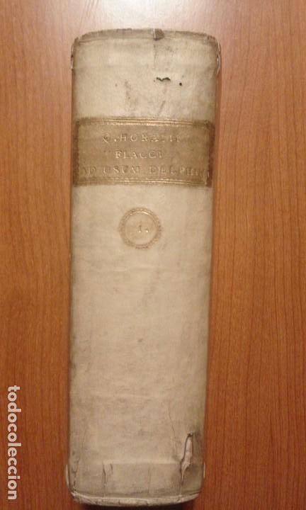 Libros antiguos: Horacio: Odas y Epodos en lat&iacute;n. Edici&oacute;n Baleoniana 1762 (Venecia)
