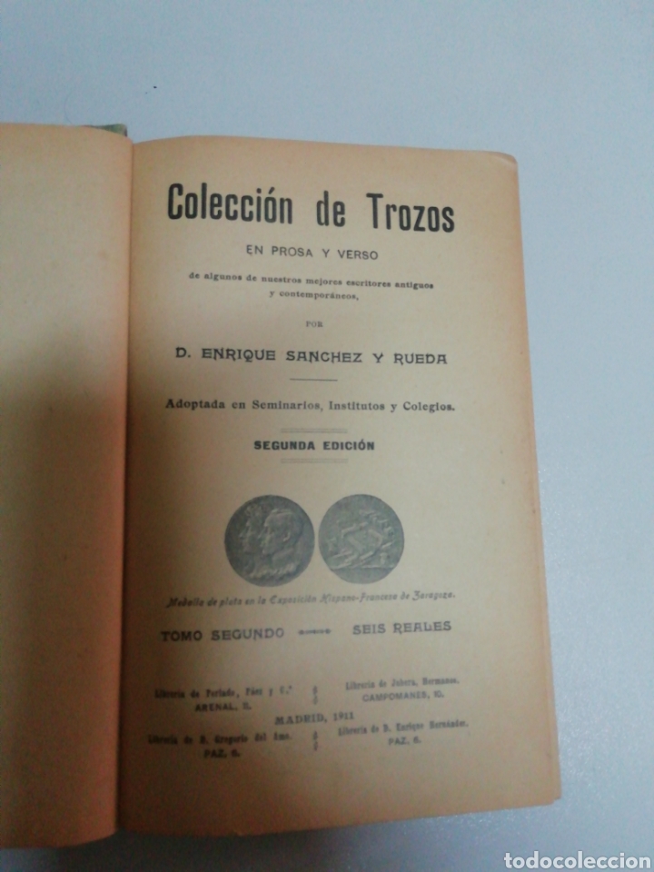 Libros antiguos: Colecci&oacute;n de trozos de S&aacute;nchez Rueda - Foto 2