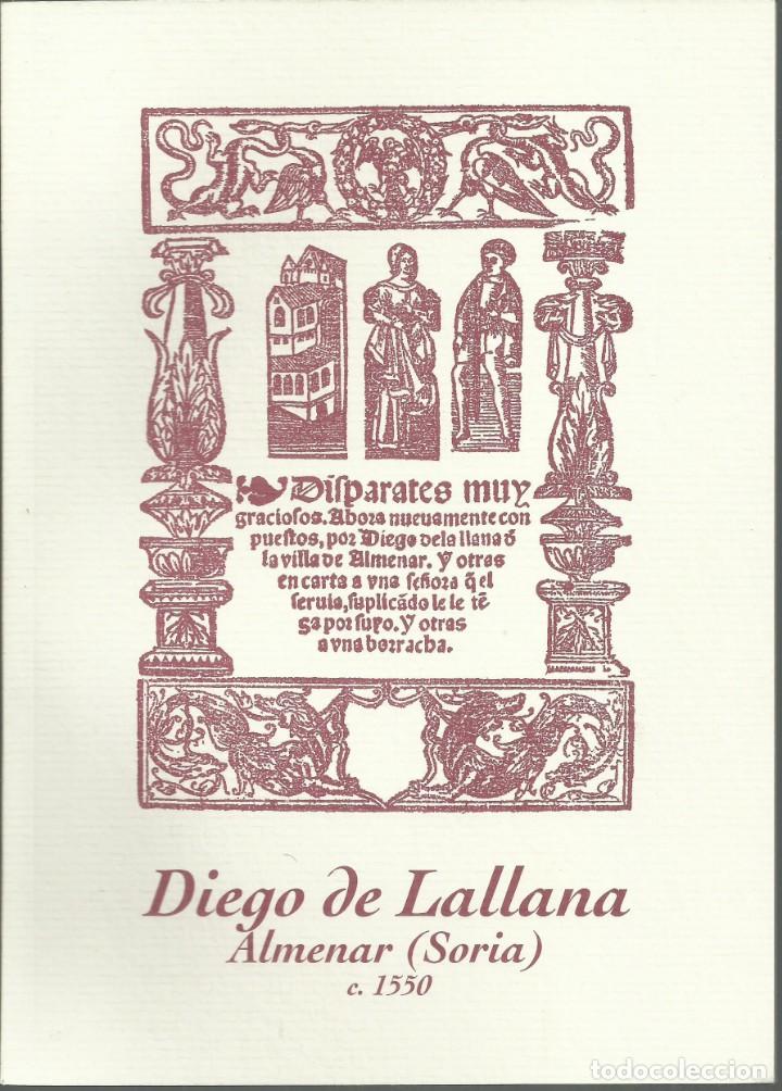 Libros antiguos: Diego de Lallana , siglo XVI ( poeta y poemas aparecido en  pliego de cordel ). Ver descripci&oacute;n
