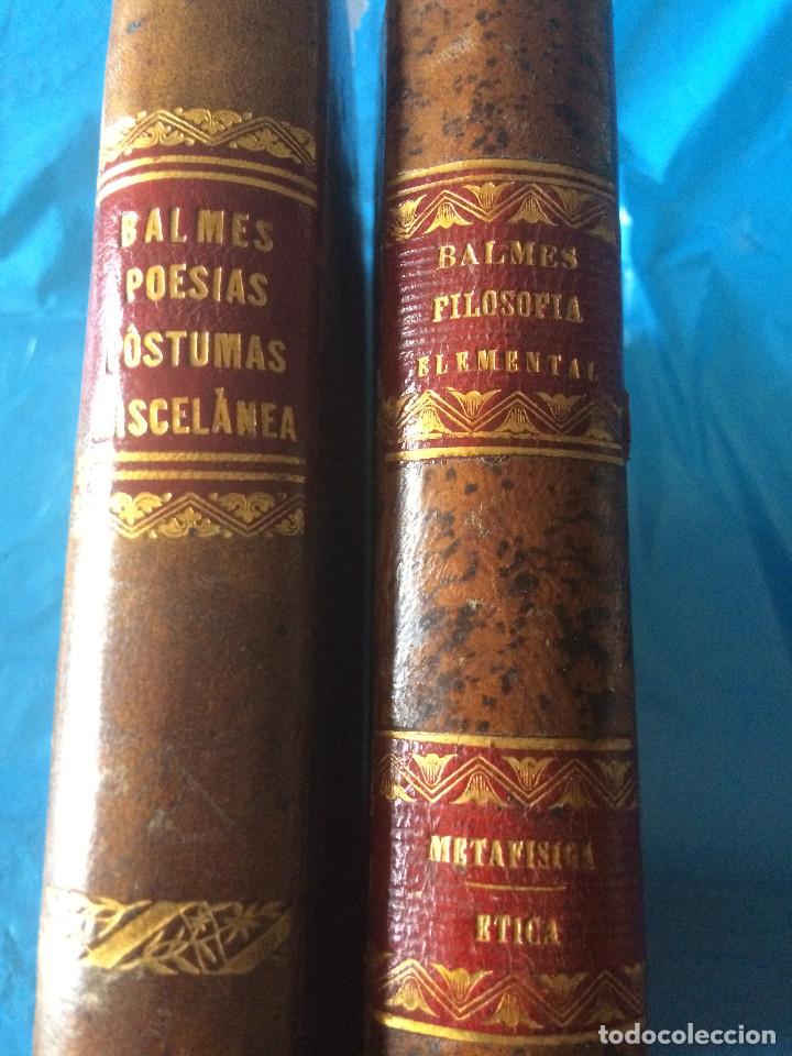 Libros antiguos: JAIME BALMES 1849 (DOS LIBROS) - Foto 1
