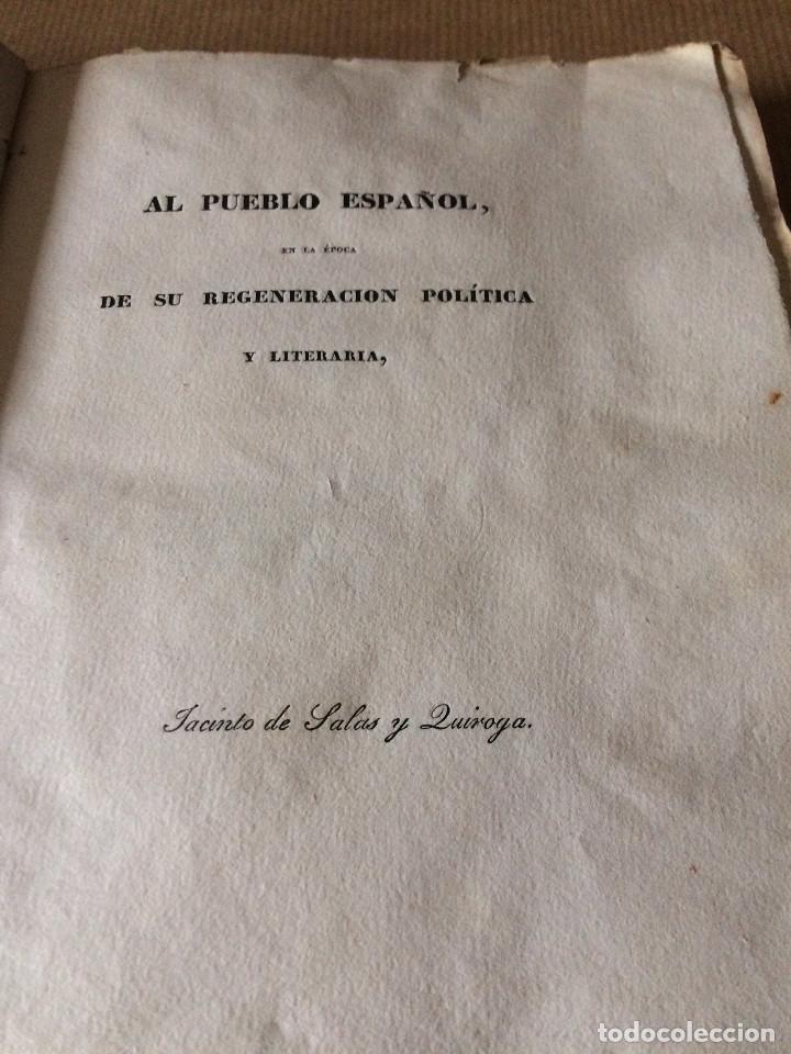 Libros antiguos: D. JACINTO DE SALAS Y QUIROGA 1834 - Foto 2
