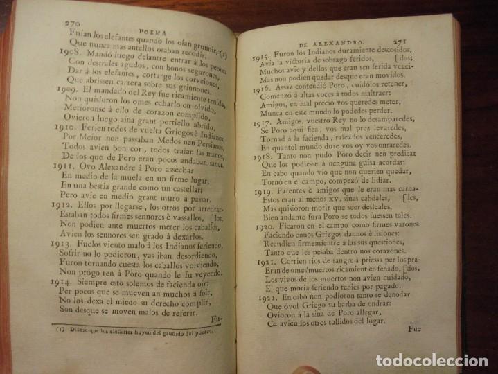 Libros antiguos: LIBRO DE ALEXANDRE. 1782. 1&ordf; EDICI&Oacute;N - Foto 6