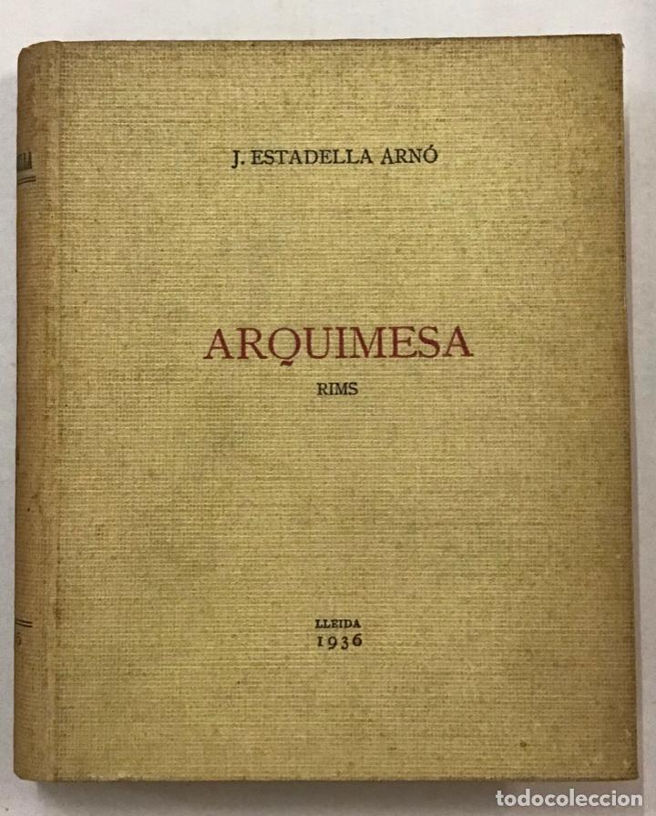 Libros antiguos: ARQUIMESA. Rims. - Foto 1