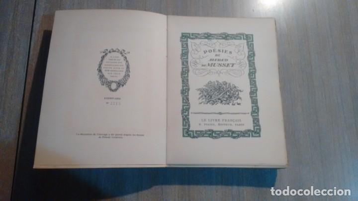 Libros antiguos: ALFREDO DE MUSSET - POESIES - Foto 4