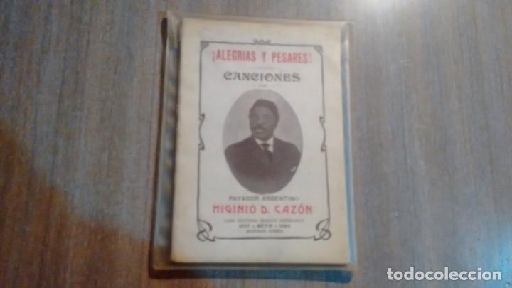 Libros antiguos: HIGINIO D. CAZON - PAYADOR ARGENTINO