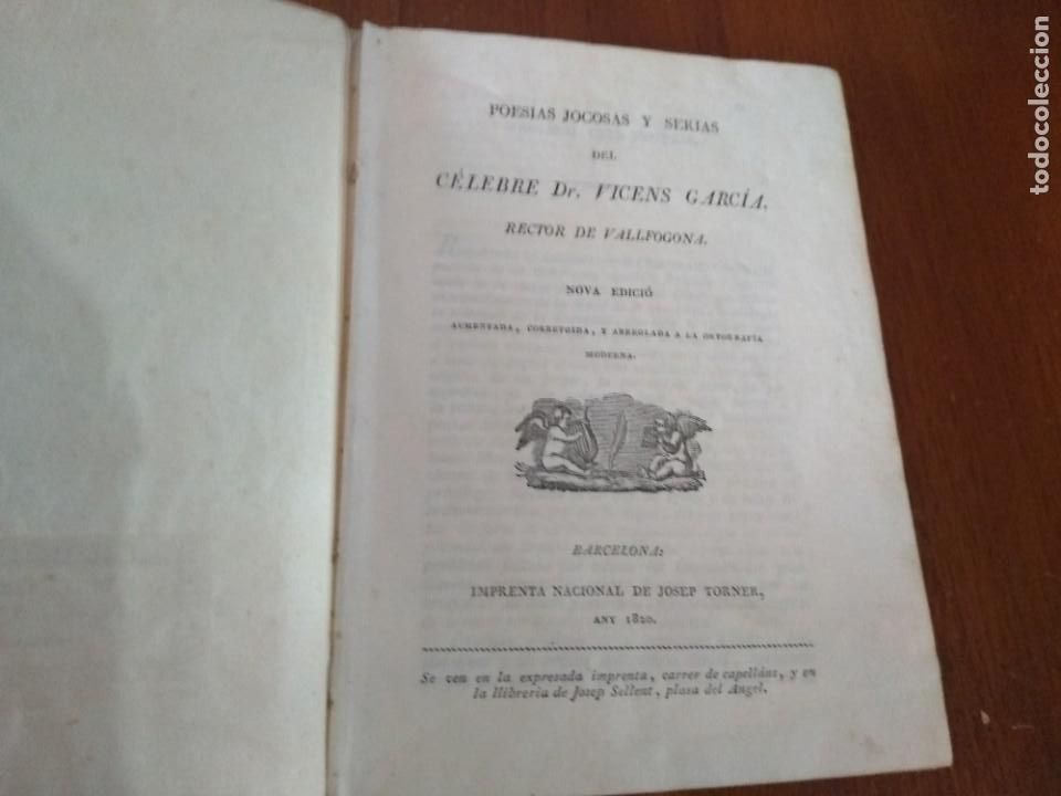 Libros antiguos: Poes&iacute;as Jocosas y serias