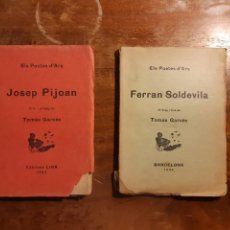 Libros antiguos: ELS POETS D'ARA JOSEP PIJOAN FERRAN SOLDEVILA. Lote 234590030