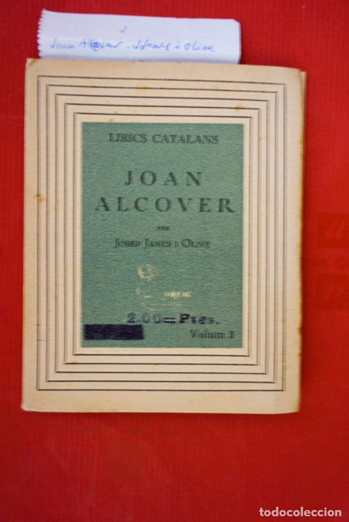 Libros antiguos: josep janes i olive.joan alcover