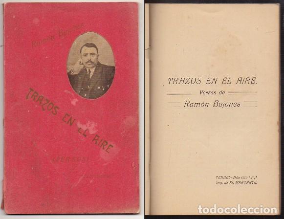 Libros antiguos: TRAZOS EN EL AIRE - VERSOS - BUJONES, RAMON - A-POE-2052