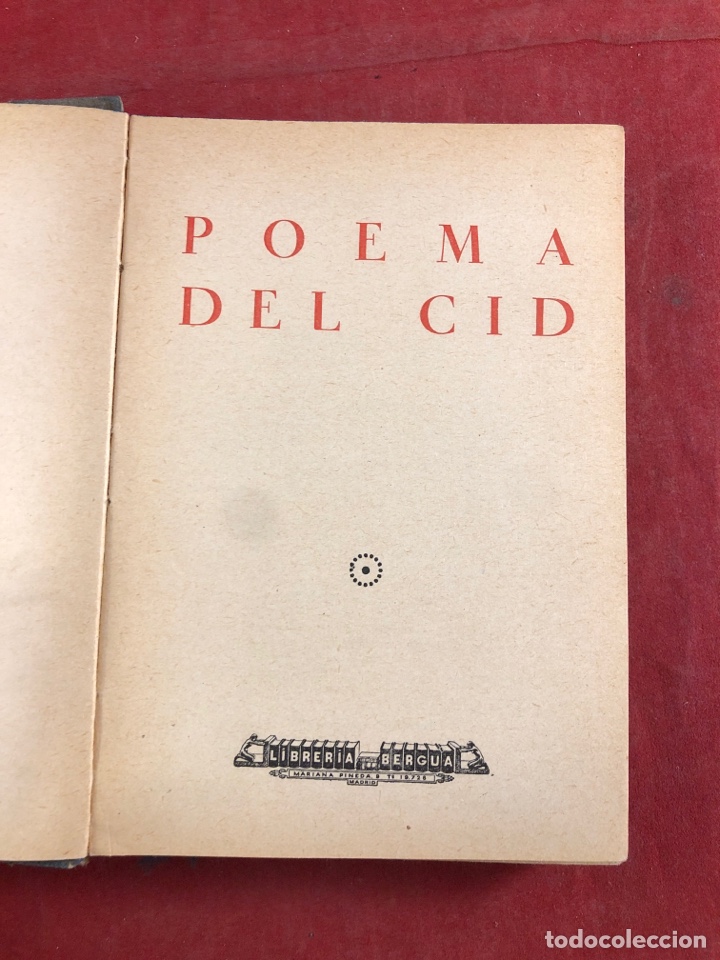 Libros antiguos: Poema del Cid - Foto 1