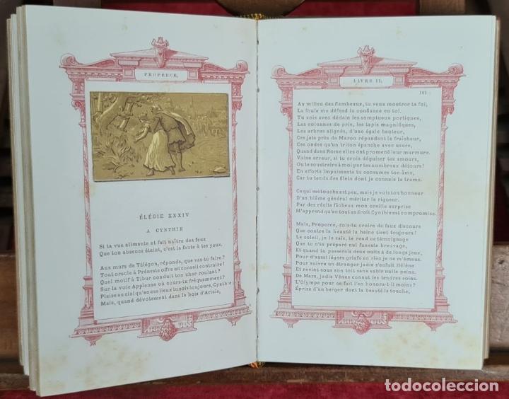 Libros antiguos: LES ELEGIES. PROPERCE. EDIT. A. QUANTIN. TRADUCCION DE LA ROCHE. 1885. - Foto 3