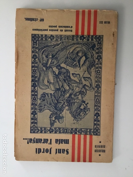 Libros antiguos: Sant Jordi mata l&rsquo;aranya!&hellip; (1901)