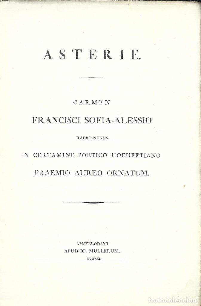 Libros antiguos: Poes&iacute;a Latina. Concurso internacional de poes&iacute;a latina, a&ntilde;o 1921, 104 p&aacute;g.
