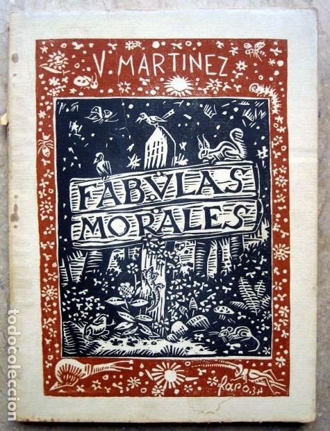 Libros antiguos: F&aacute;bulas morales. V. Mart&iacute;nez - Foto 1