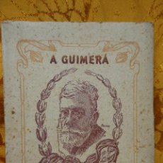 Libros antiguos: A GUIMERA. 1924. EDICIO D'HOMENATGE. MATARO AL MESTRE. SEGARRA, GUAL, CARNER, LOPEZ PICO. Lote 282063318